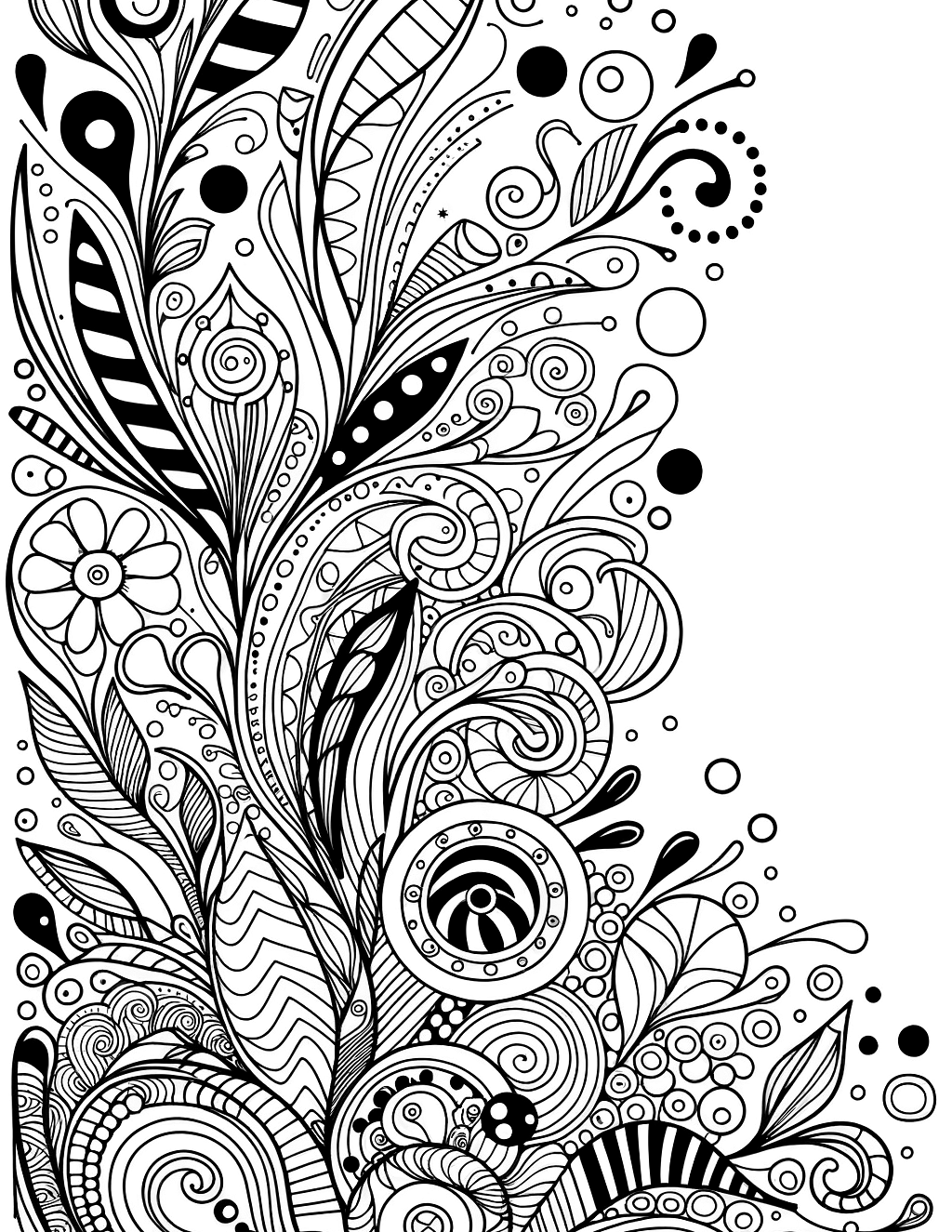 Coloring page of mindful colouring pagecrayon