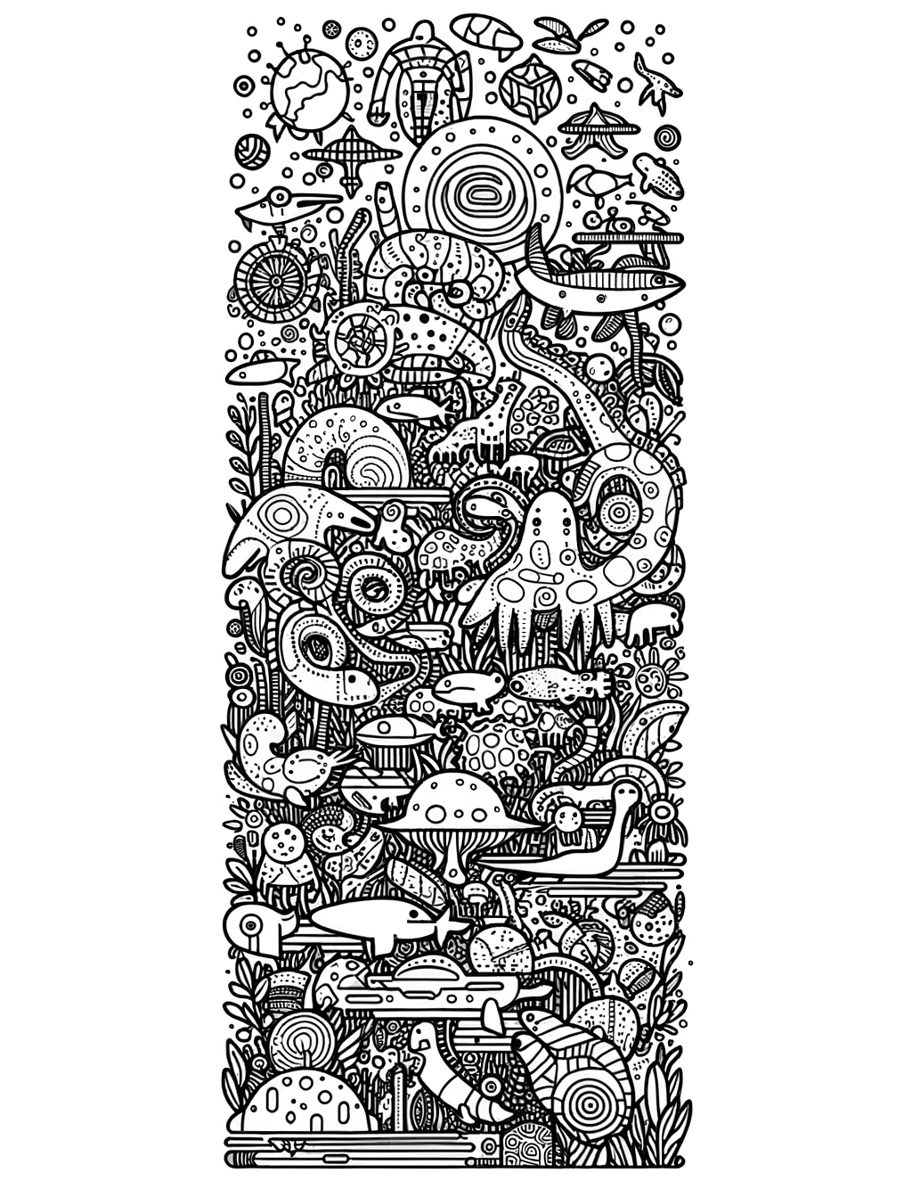 kids simple ecosystem animals with background