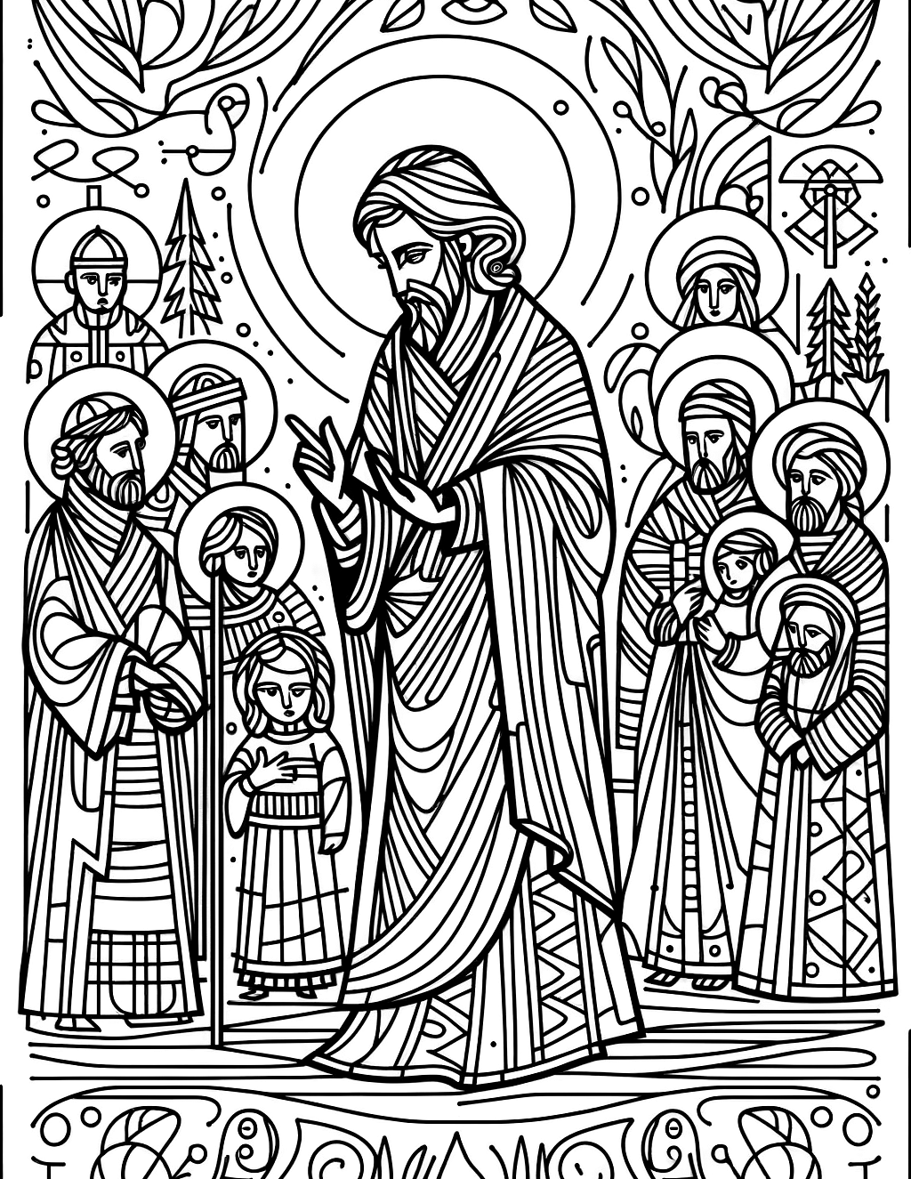 jesus with disciples